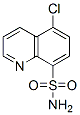 8-Quinolinesulfonamide,  5-chloro- Structure