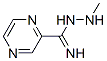 Pyrazinecarboximidic acid, 2-methylhydrazide (9CI) 结构式