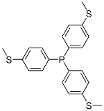 Tris[4-(methylthio)phenyl]phosphine Struktur