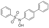 N-4-Biphenylyl-N-hydroxybenzenesulfonamide Struktur