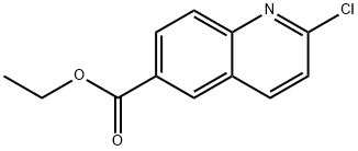 2-氯喹啉-6-甲酸乙酯, 29969-56-0, 结构式