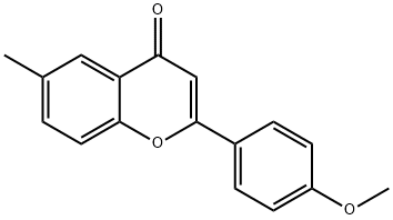 4'-METHOXY-6-METHYLFLAVONE Structure