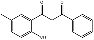 1-(2-HYDROXY-5-METHYLPHENYL)-3-PHENYL-1,3-PROPANEDIONE Structure