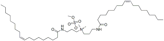 dimethylbis(3-oleamidopropyl)ammonium methyl sulphate 结构式