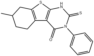 2-MERCAPTO-7-METHYL-3-PHENYL-5,6,7,8-TETRAHYDRO-3H-BENZO[4,5]THIENO[2,3-D]PYRIMIDIN-4-ONE|2-巯基-7-甲基-3-苯基-5,6,7,8-四氢苯并[B]噻吩并[2,3-D]吡啶-4(3H)-酮