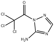 1H-1,2,4-Triazol-5-amine, 1-(trichloroacetyl)- (9CI) Structure