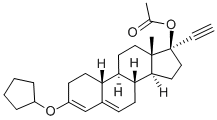 3-(cyclopentyloxy)-19-nor-17alpha-pregna-3,5-dien-20-yn-17-yl acetate|3-(cyclopentyloxy)-19-nor-17alpha-pregna-3,5-dien-20-yn-17-yl acetate