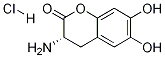 (S)-3-AMino-3,4-dihydro-6,7-dihydroxy-2H-1-benzopyran-2-one Hydrochloride, 30033-29-5, 结构式
