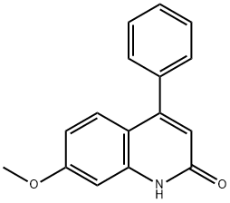 7-METHOXY-4-PHENYL-QUINOLIN-2-OL Structure