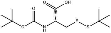 BOC-S-TERT-BUTYLMERCAPTO-L-CYSTEINE Structure