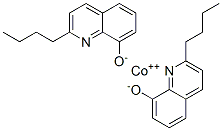 Cobalt(II)bis(2-butylquinoline-8-olate),30049-16-2,结构式