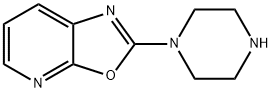 2-ピペラジン-1-イル[1,3]オキサゾロ[5,4-B]ピリジン 化学構造式