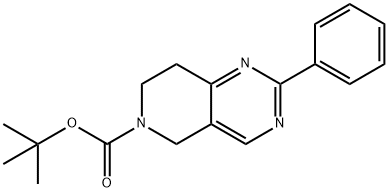 2-Phenyl-6-boc-7,8-dihydro-5H-pyrido[4,3-d]pyriMidine Structure