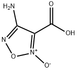 1,2,5-Oxadiazole-3-carboxylic acid, 4-amino-, 2-oxide (9CI) Struktur