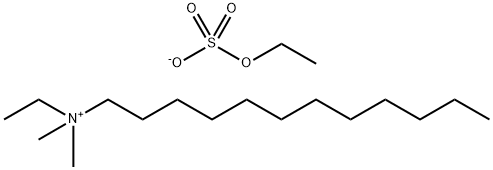 dodecylethyldimethylammonium ethyl sulphate Struktur