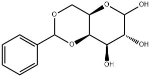 4,6-O-BENZYLIDENE-D-GALACTOSE Struktur