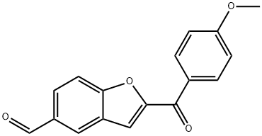 300664-77-1 2-(4-METHOXYBENZOYL)-1-BENZOFURAN-5-CARBALDEHYDE