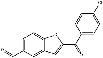 2-(4-CHLOROBENZOYL)-1-BENZOFURAN-5-CARBALDEHYDE
