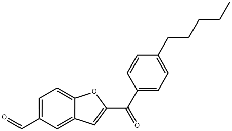 2-(4-PENTYLBENZOYL)-1-BENZOFURAN-5-CARBALDEHYDE