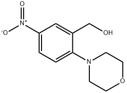 [2-(morpholin-4-yl)-5-nitrophenyl]methanol 化学構造式