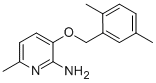 3-((2,5-二甲基苄基)氧基)-6-甲基吡啶-2-胺, 300665-41-2, 结构式