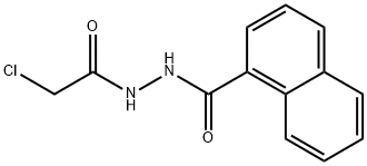 N'-(2-CHLOROACETYL)-1-NAPHTHOHYDRAZIDE Structure