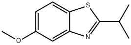 Benzothiazole, 5-methoxy-2-(1-methylethyl)- (9CI) Structure