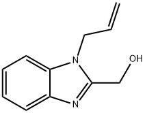 (1-烯丙基-1H-苯并[D]咪唑-2-基)甲醇 结构式