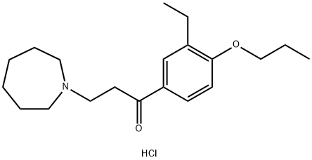 30075-13-9 1-Propanone, 1-(3-ethyl-4-propoxyphenyl)-3-(hexahydro-1H-azepin-1-yl)- , hydrochloride (9CI)