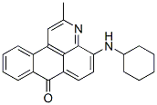 4-(cyclohexylamino)-2-methyl-7H-dibenz[f,ij]isoquinolin-7-one,3008-87-5,结构式
