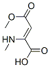 2-Butenedioicacid,2-(methylamino)-,4-methylester(9CI) 结构式