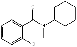 2-氯-N-环己基-N-甲基苯甲酰胺, 300820-83-1, 结构式