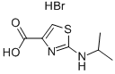 4-CARBOXY-2-ISOPROPYLAMINOTHIAZOLE HYDROBROMIDE Struktur