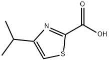 4-异丙基-2-噻唑甲酸,300831-06-5,结构式