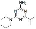 4-イソプロピル-6-ピペリジノ-1,3,5-トリアジン-2-アミン 化学構造式