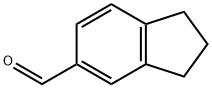 2,3-ジヒドロ-1H-インデン-5-カルボアルデヒド 化学構造式
