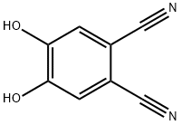 4,5-Dihydroxy-1,2-benzenedicarbonitrile 化学構造式