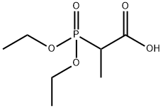2-(DIETHYLPHOSPHONO)PROPANOIC ACID 结构式