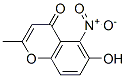 6-ヒドロキシ-2-メチル-5-ニトロクロモン 化学構造式