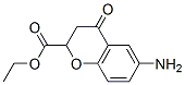6-Amino-4-oxo-2-chromancarboxylic acid ethyl ester 结构式