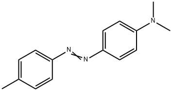 4-(ジメチルアミノ)-4'-メチルアゾベンゼン 化学構造式
