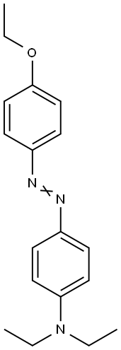 4-[(4-乙氧基苯基)偶氮]-N,N-二乙基-苯胺 结构式