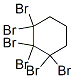 hexabromocyclohexane 化学構造式