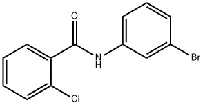 N-(3-溴苯基)-2-氯苯甲酰胺, 301158-04-3, 结构式