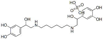 4,4'-[hexane-1,6-diylbis[imino(1-hydroxyethylene)]]dipyrocatechol sulphate ,30117-45-4,结构式