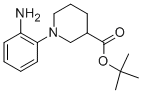 2-AMINO-(3-(TERT-BUTYLOXYCARBONYL)PIPERIDIN-1-YL)BENZENE Structure