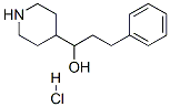 4-PIPERIDINEMETHANOL, .ALPHA.-(2-PHENYLETHYL)-, HYDROCHLORIDE,301186-82-3,结构式