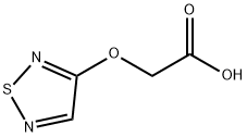 Acetic acid, (1,2,5-thiadiazol-3-yloxy)- (9CI) 化学構造式