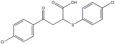 301193-87-3 4-(4-chlorophenyl)-2-[(4-chlorophenyl)sulfanyl]-4-oxobutanoic acid