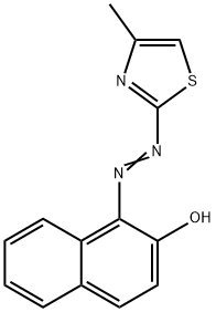 1-[(4-Methyl-2-thiazolyl)azo]-2-naphthol,3012-48-4,结构式